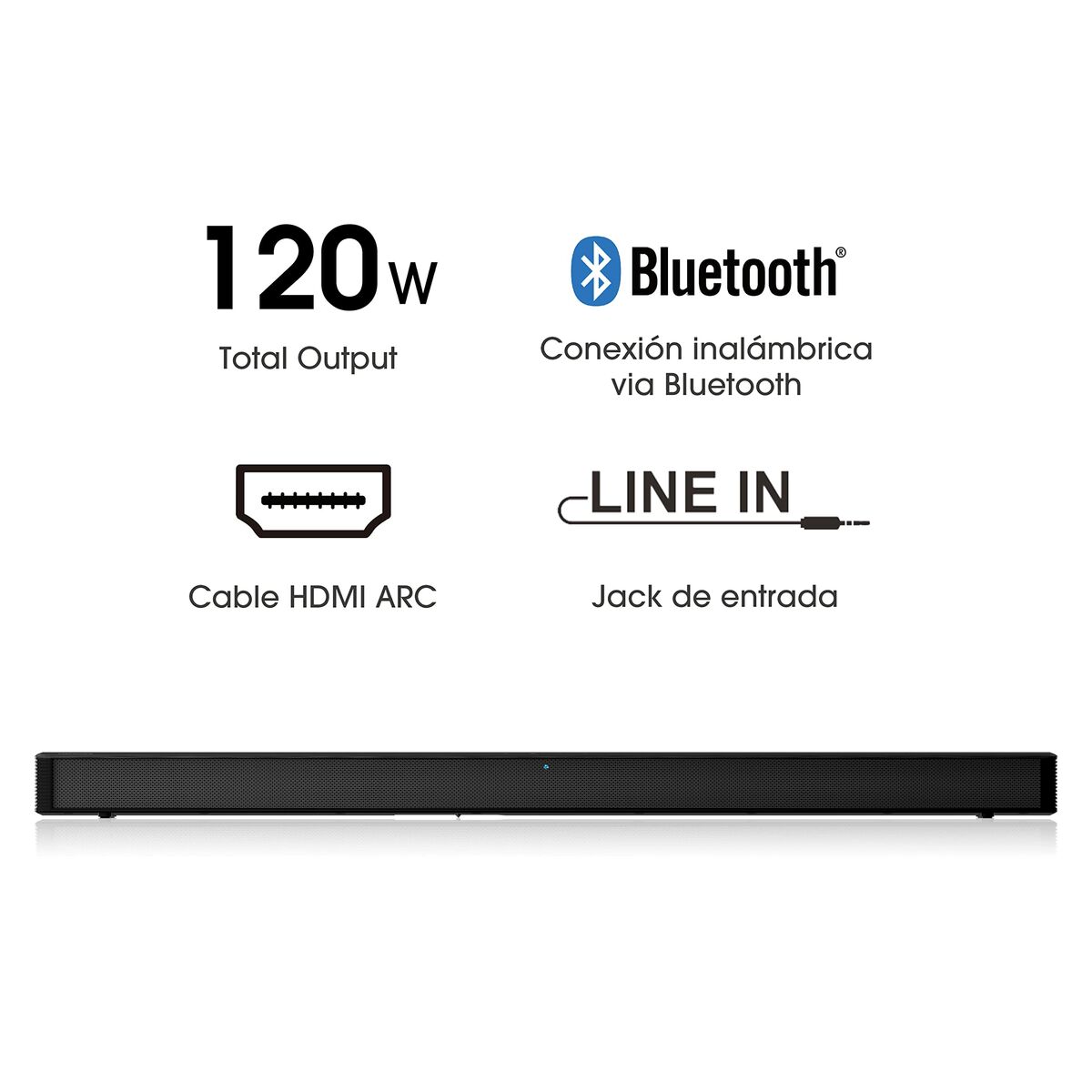 Саундбар Hisense HS205G Чёрный 120 W-4