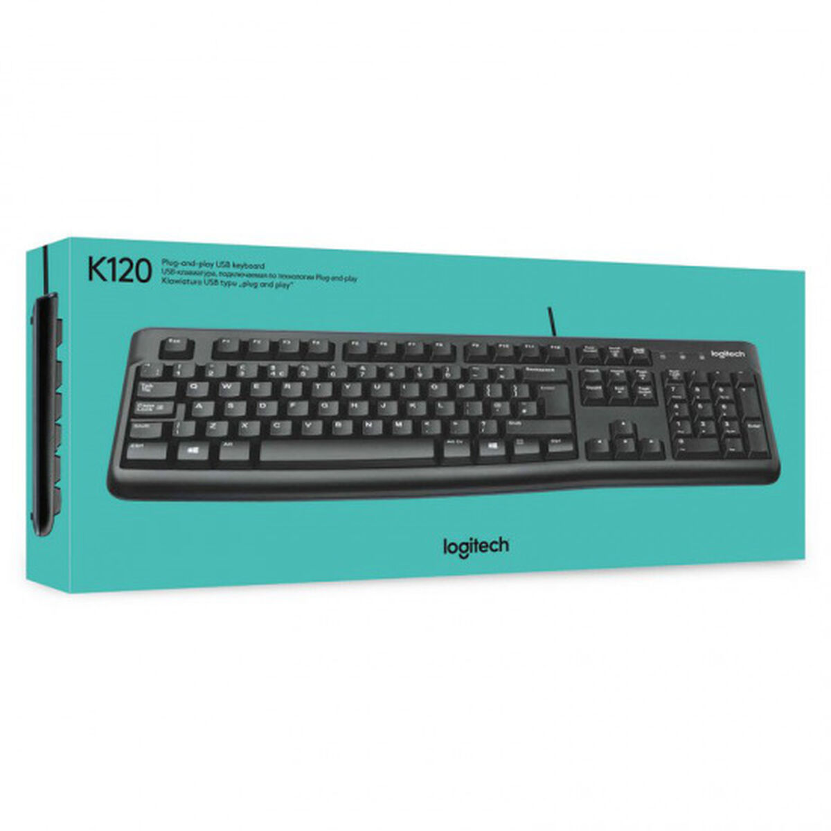 Клавиатура Logitech K120 Чёрный-2