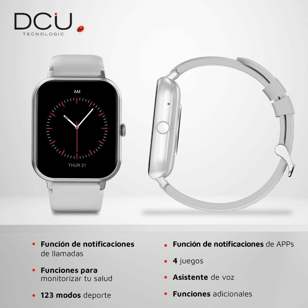 Умные часы DCU CURVED GLASS PRO 1,83 Серый-4