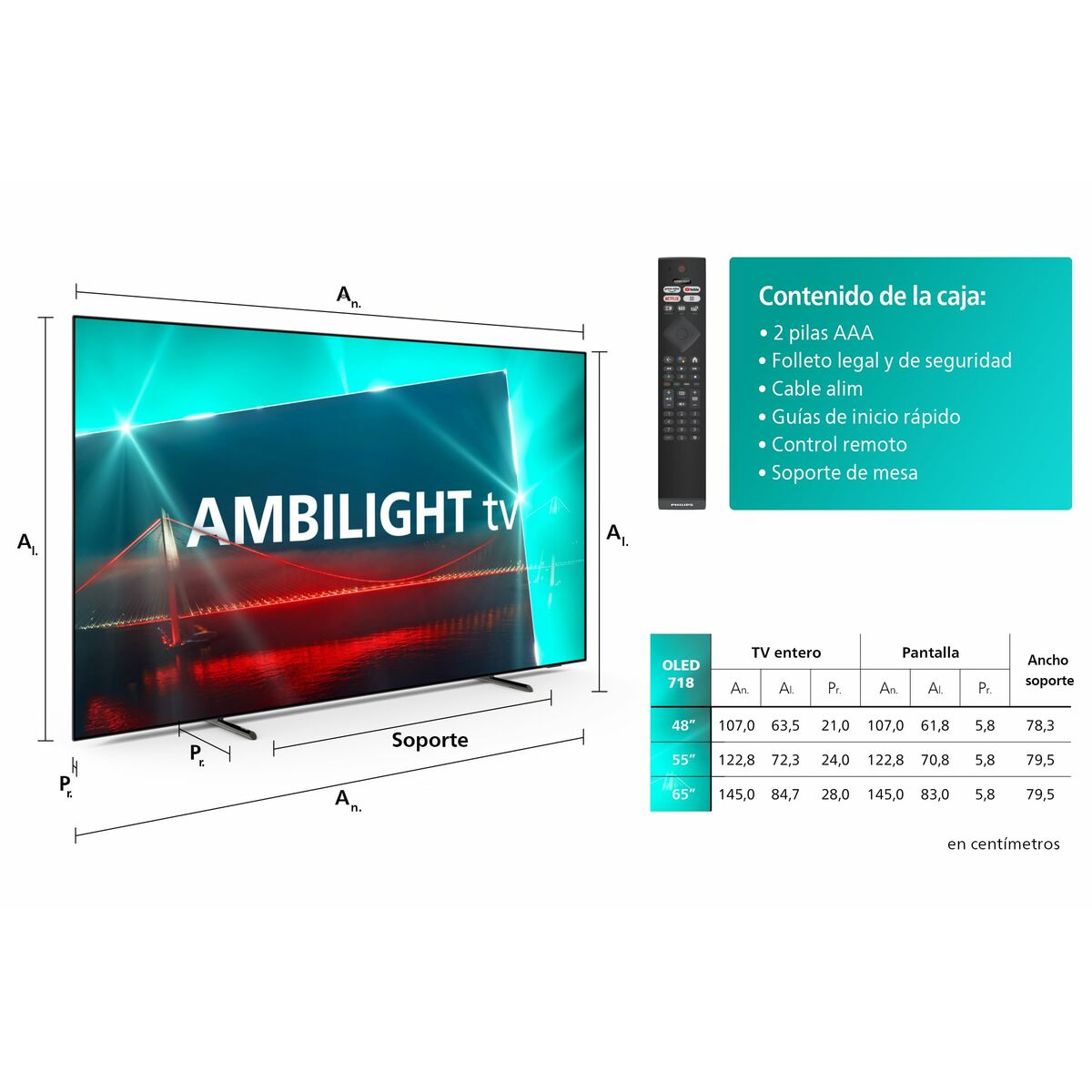 Philips 48OLED718 4K Ultra HD 48 OLED Smart TV-4