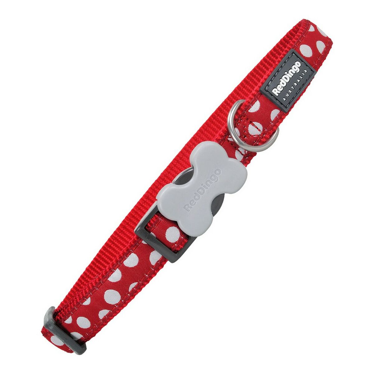 Coleira de cão Red Dingo Rodinha (1,2 x 20-32 cm)
