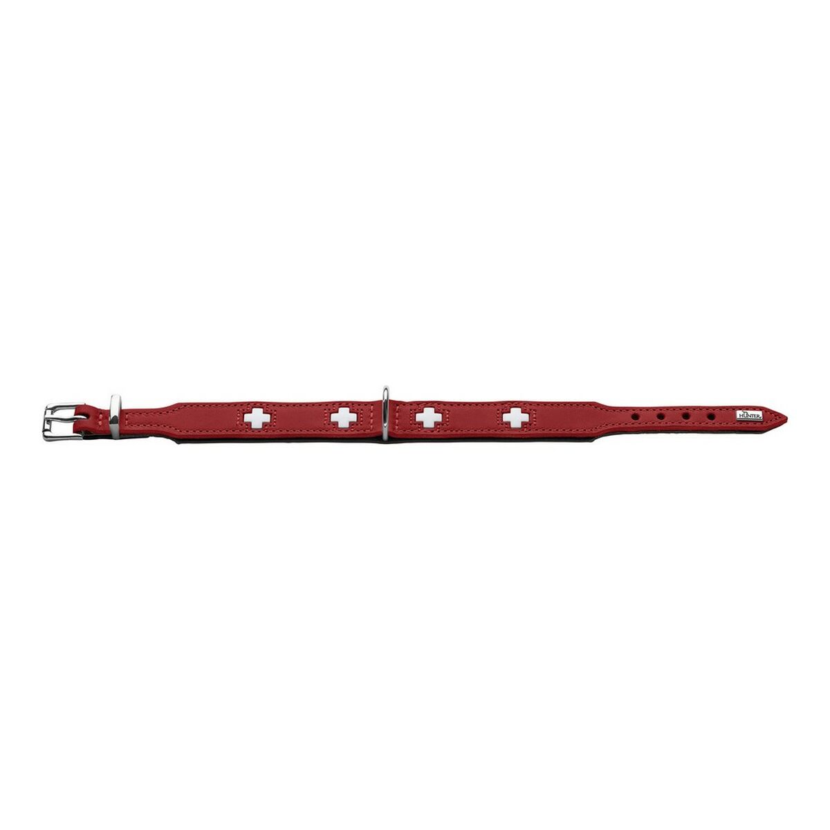 Hunter Swiss Dog Collar Red/Black (38-43. 5 cm)-5