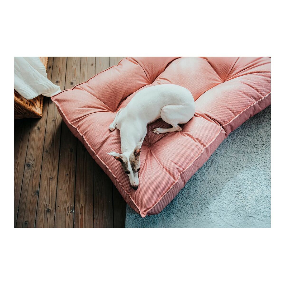 Avcı Lancaster Köpek Yatağı Kırmızı 100 x 70 cm-2