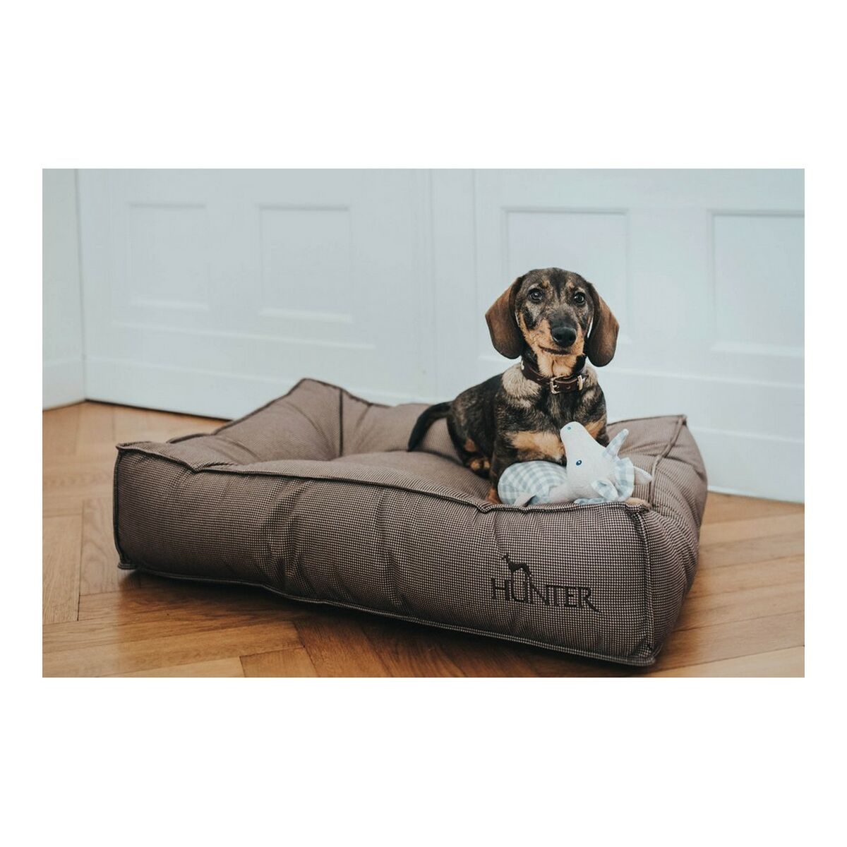 Bed for Dogs Hunter Lancaster Коричневый (120 x 90 cm)-3
