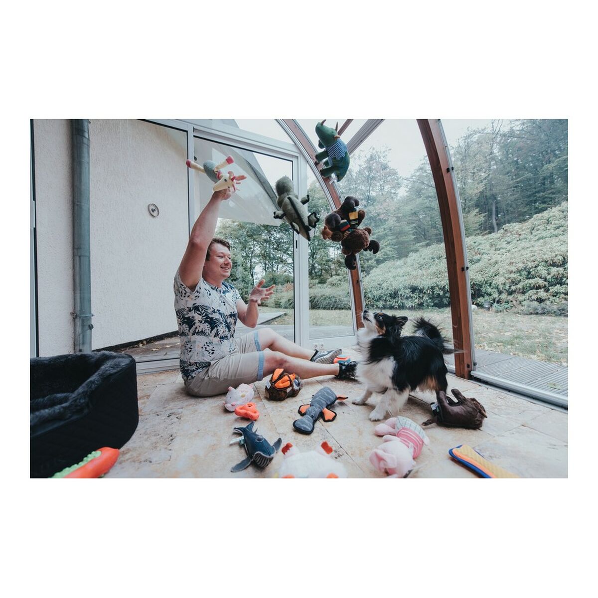 Игрушка для собак Hunter Tough Brisbane Крокодил Зеленый-2