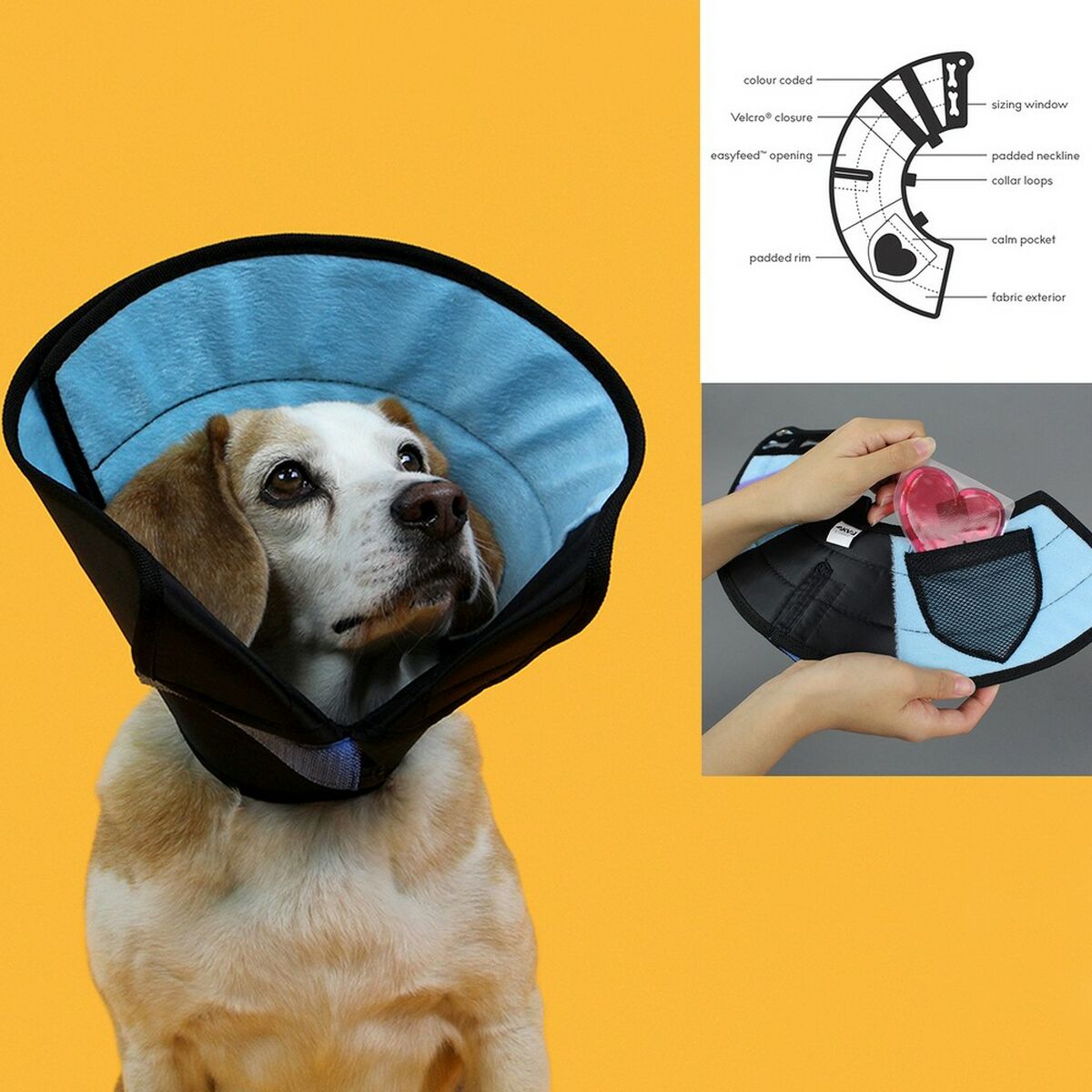 Isabelino KVP Calmer Hundehalsband Bunt (33-43 cm)-2