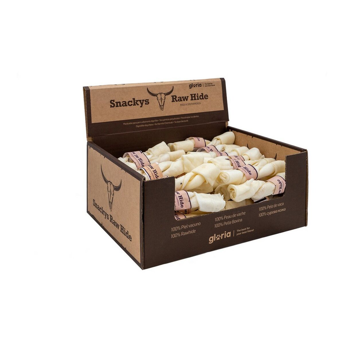 Закуска для собак Twin Stick Gloria Snackys Rawhide 1,8 x 12,5 cm 45 штук-4