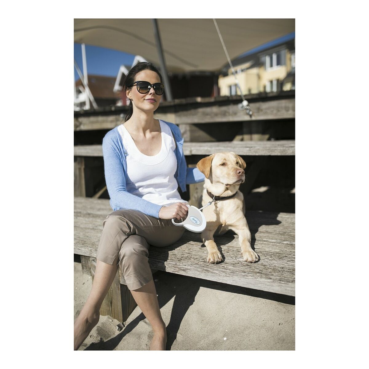 Flexi STYLE 3 m վարդագույն չափսը S-3