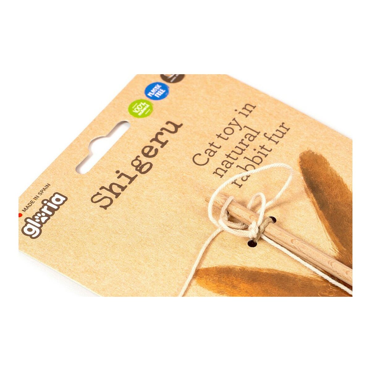 Игрушка-палка для кошек Gloria Shigeru Деревянный Мышь-5