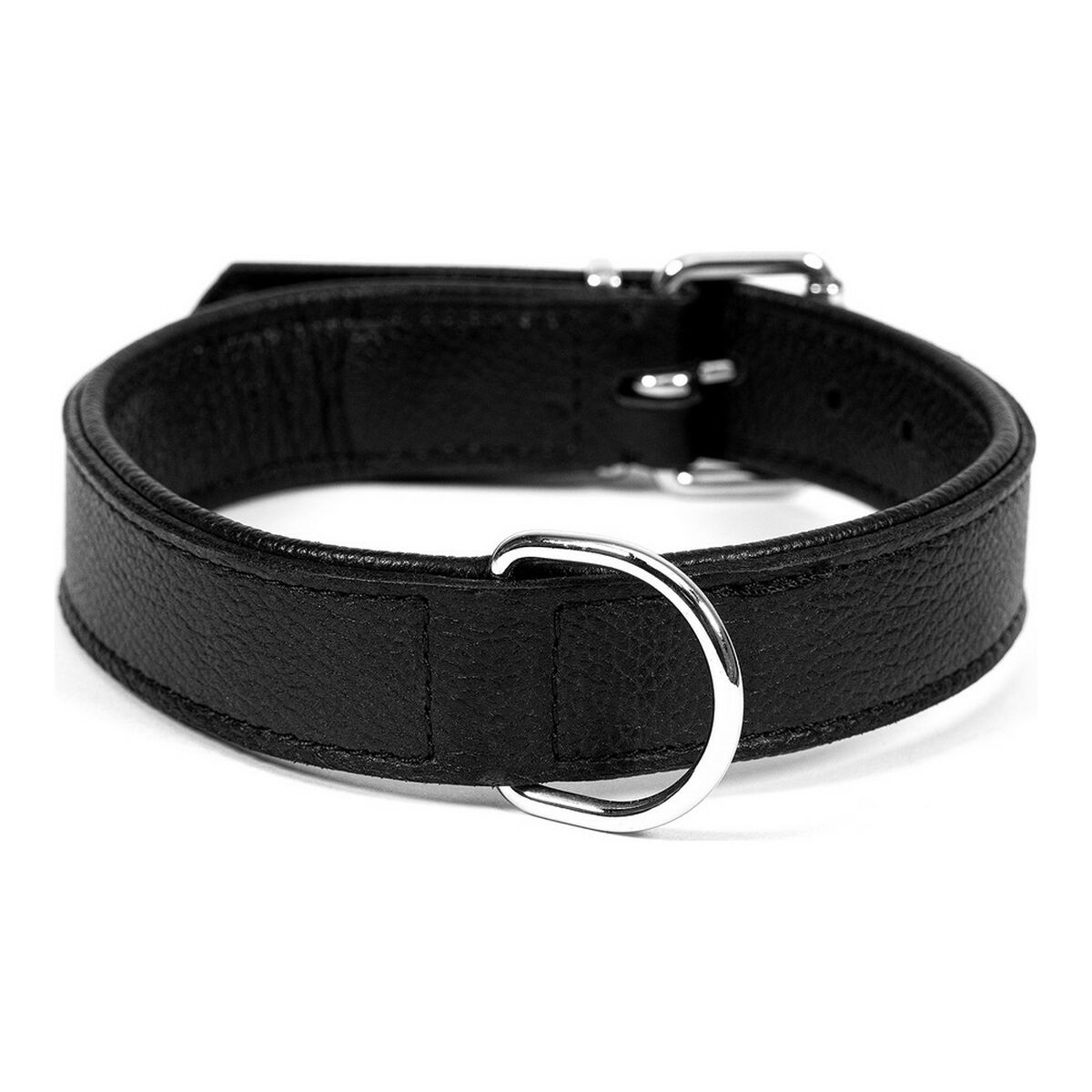 Gloria Drymilled Black Dog Collar (35 x 1. 5 cm)-3