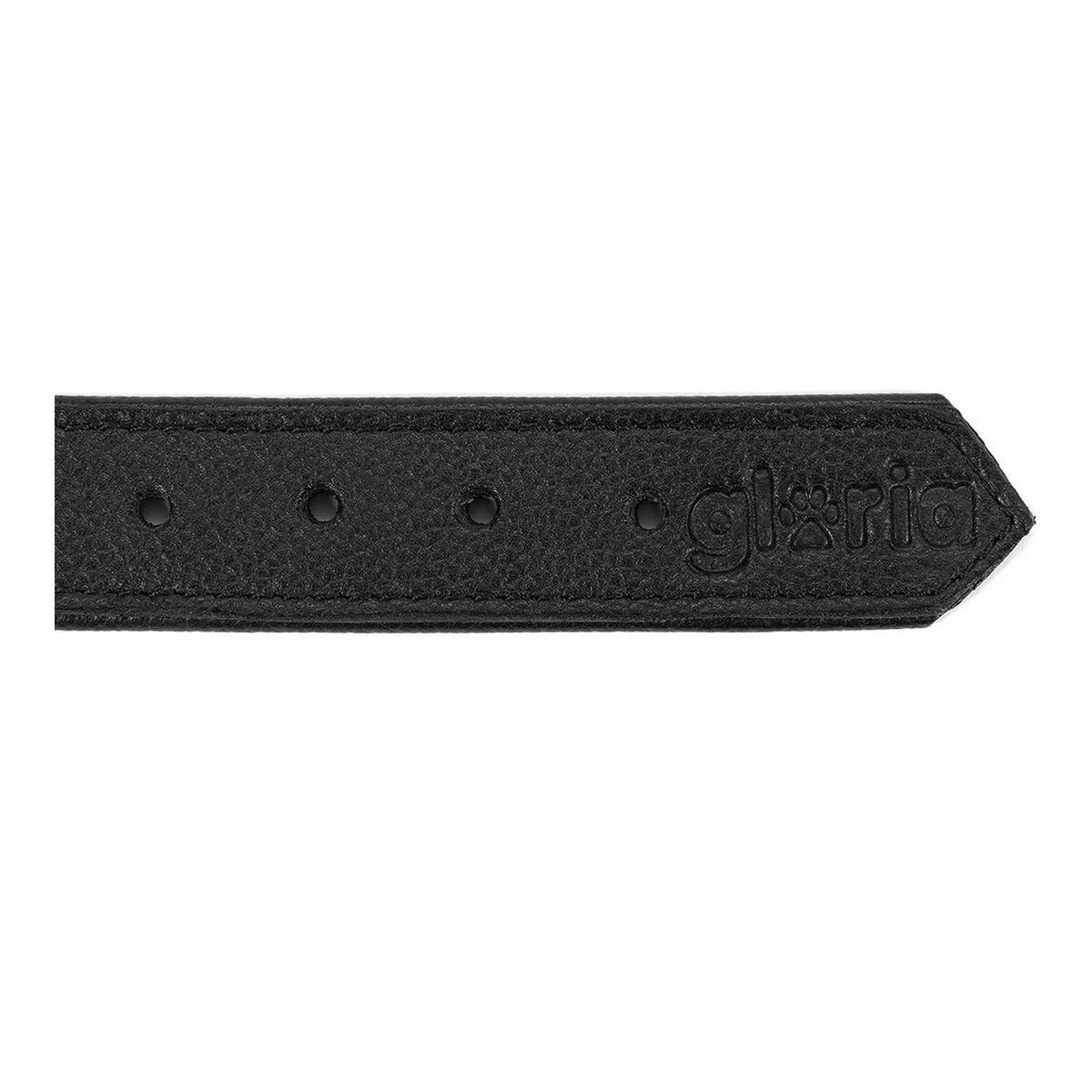 Gloria Drymilled Black Dog Collar (35 x 1. 5 cm)-5