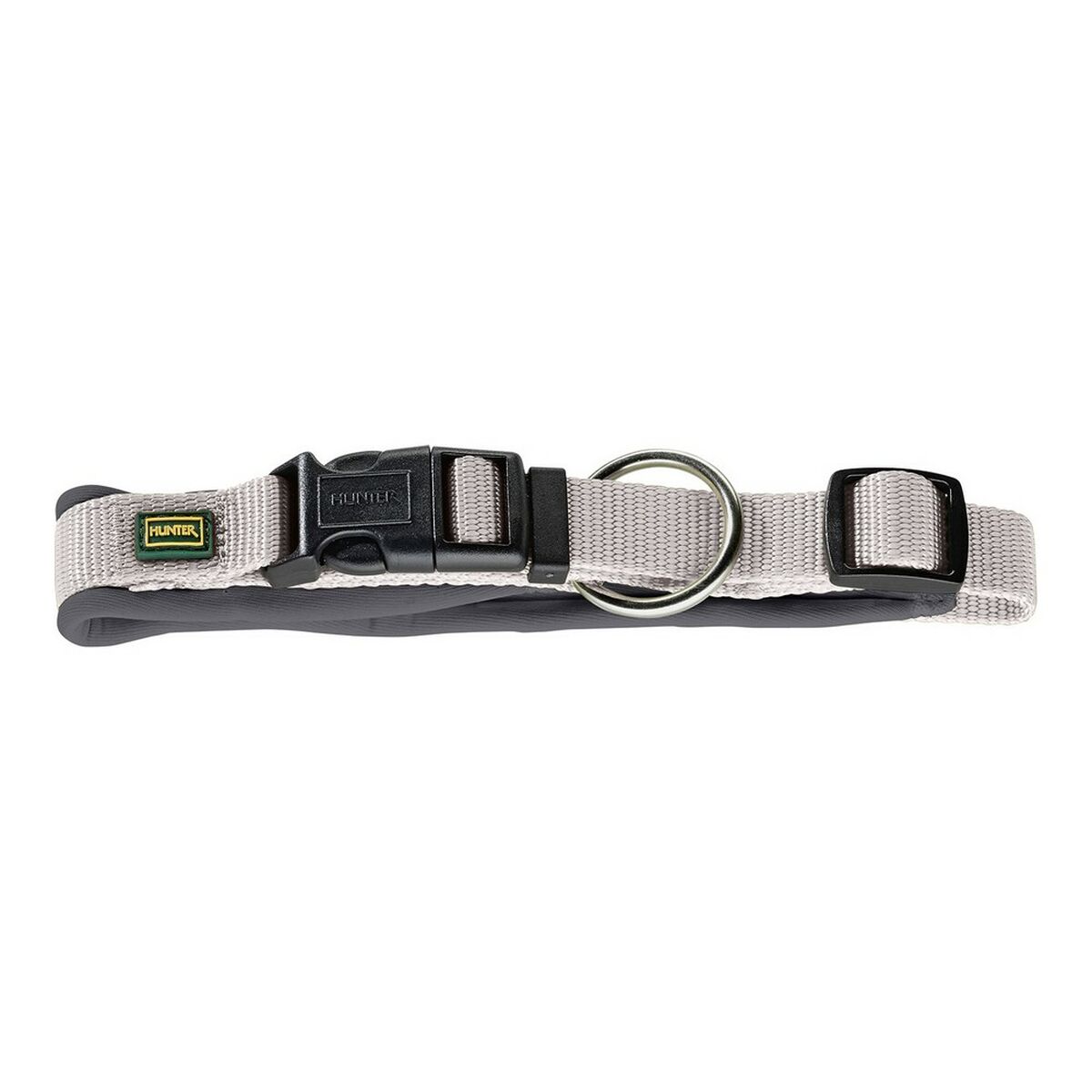 Hunter Neopren Vario Grey Dog Collar-2