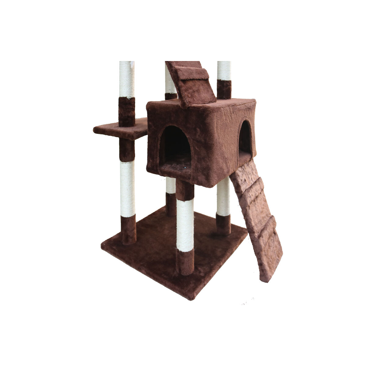 Кошачья когтеточка Gloria 50 x 50 x 170 cm Коричневый Деревянный бумага Сизаль-3