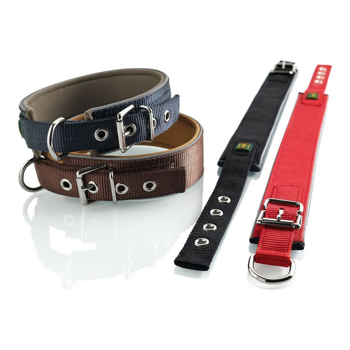 Avcı Neopren Siyah Köpek Tasmasını Yansıtır (54-61 cm)-2