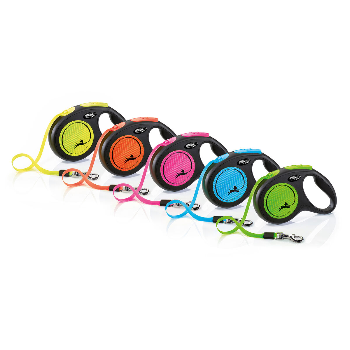 Flexi Flexi 5 mピンクMドッグリーシュ-2