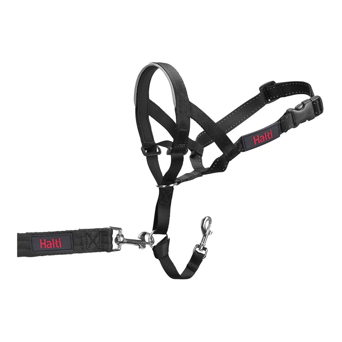 شركة الحيوانات Halti Dog Training Later Black Muzzle (31-40 سم)-8