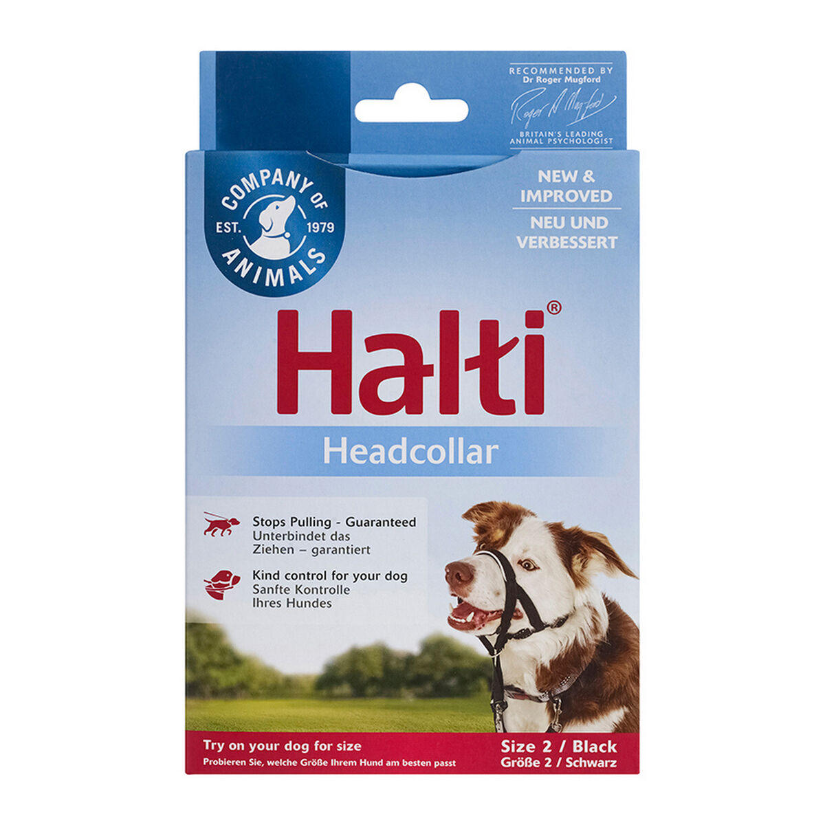 Coleira de ensaio de cães Company of Animals Halti Preto (35-48 cm)-2
