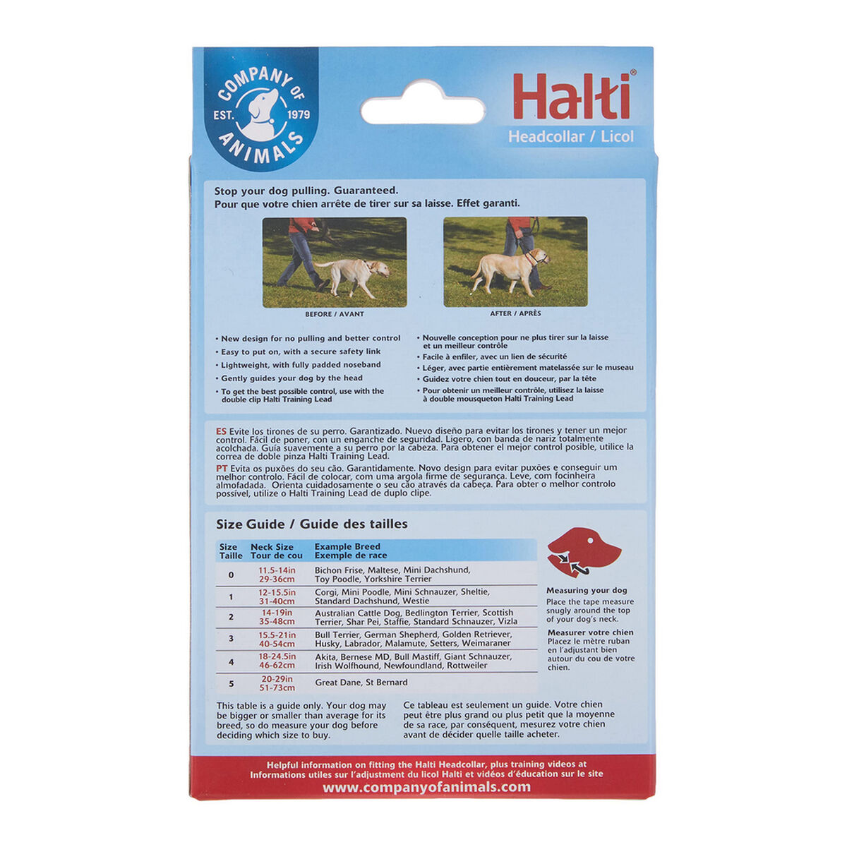 Coleira de ensaio de cães Company of Animals Halti Preto (35-48 cm)-4