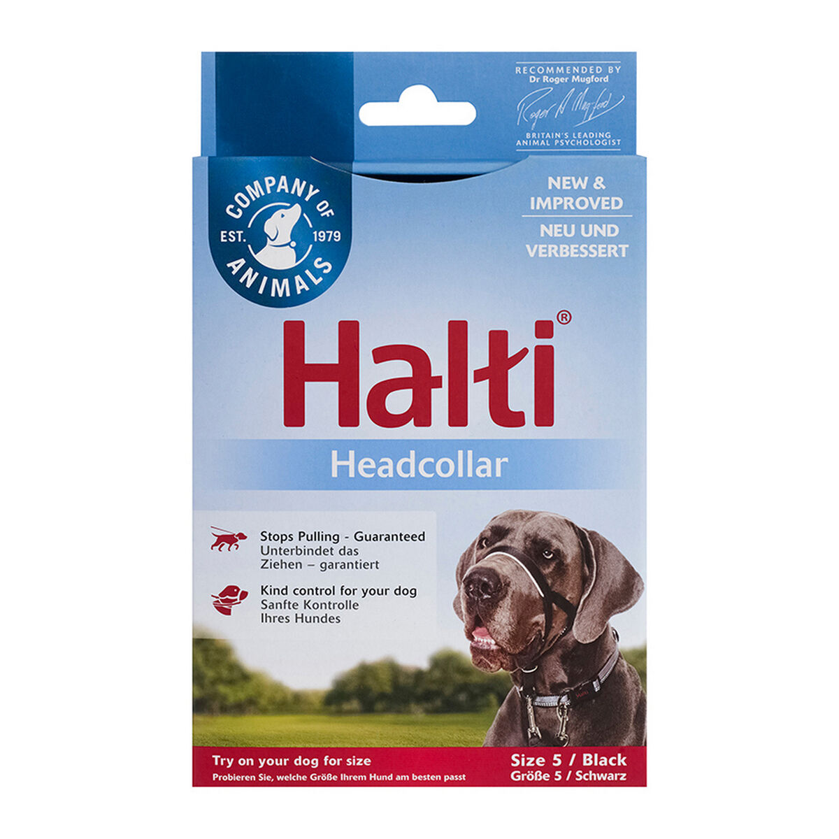 动物公司Halti Black Namordnik训练犬项圈(51-73 cm)-2
