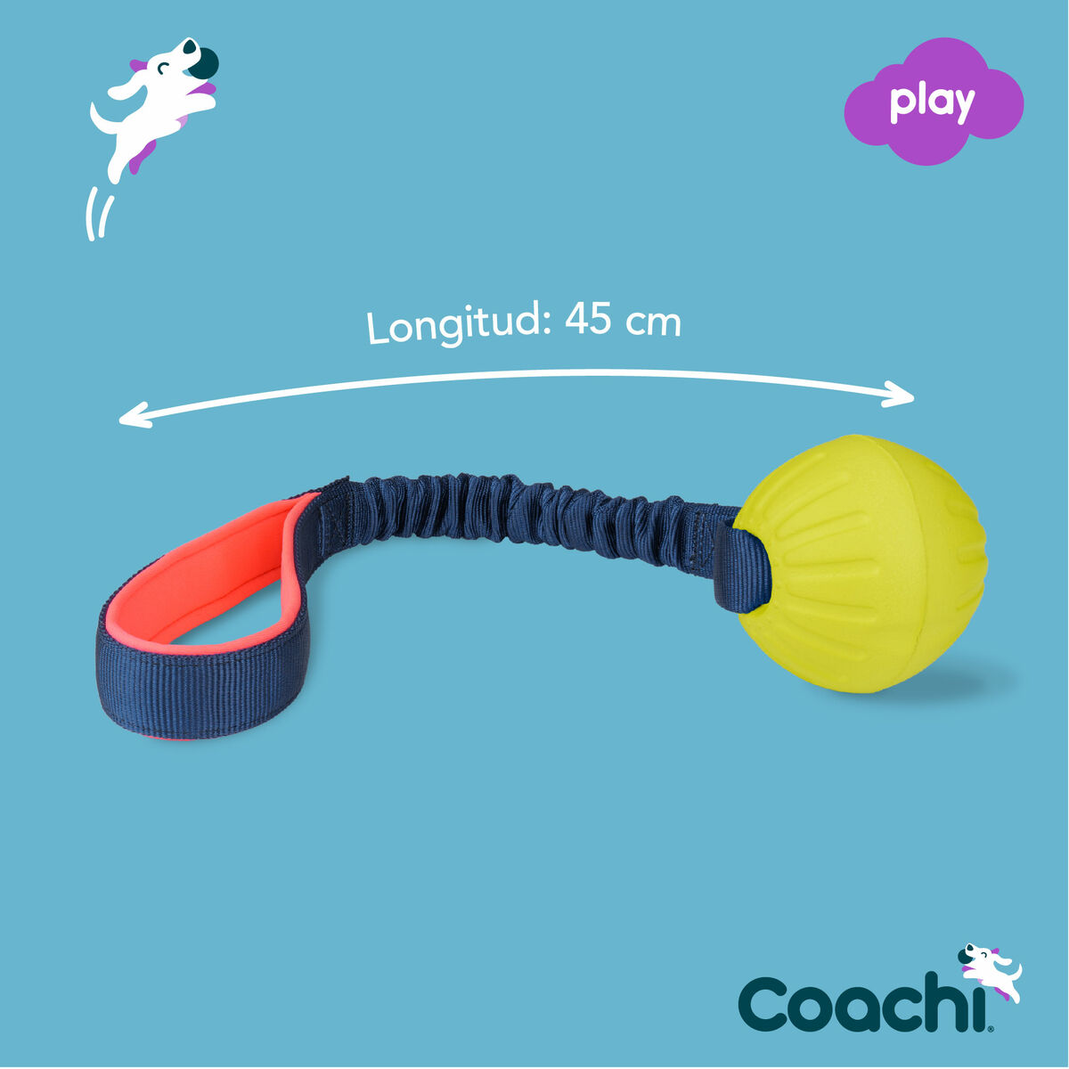 Training toy Coachi TUGGI BALL Көк-2