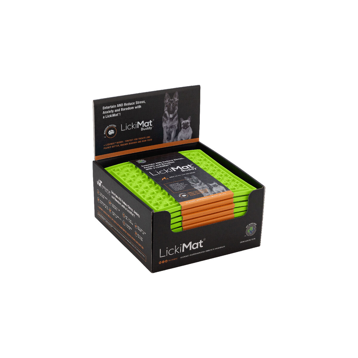 Alimentação para cães Lickimat Verde TPR-3
