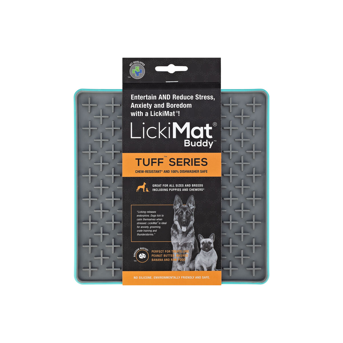 Alimentação para cães Lickimat turquesa polipropileno TPR-5