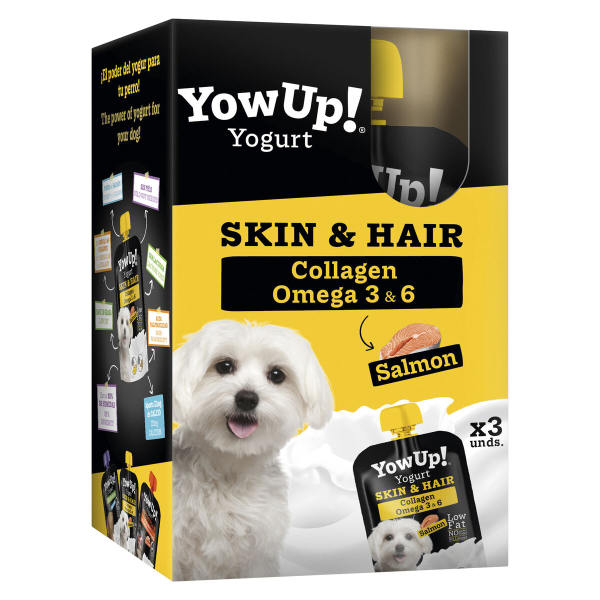 Влажный корм YowUp Skin and Hair Лососевый 3 штук 3 x 115 g-3