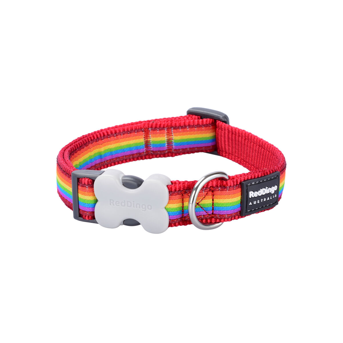 Собачий нашийник Red Dingo STYLE RAINBOW 15 mm x 24-36 cm-3
