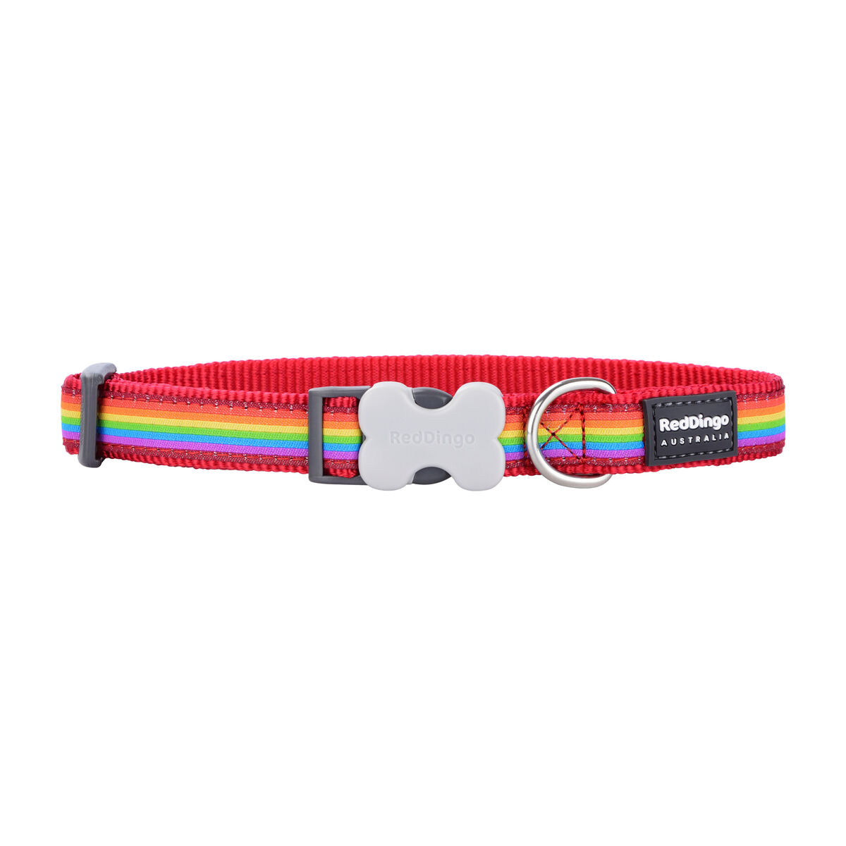 Собачий нашийник Red Dingo STYLE RAINBOW 15 mm x 24-36 cm-4