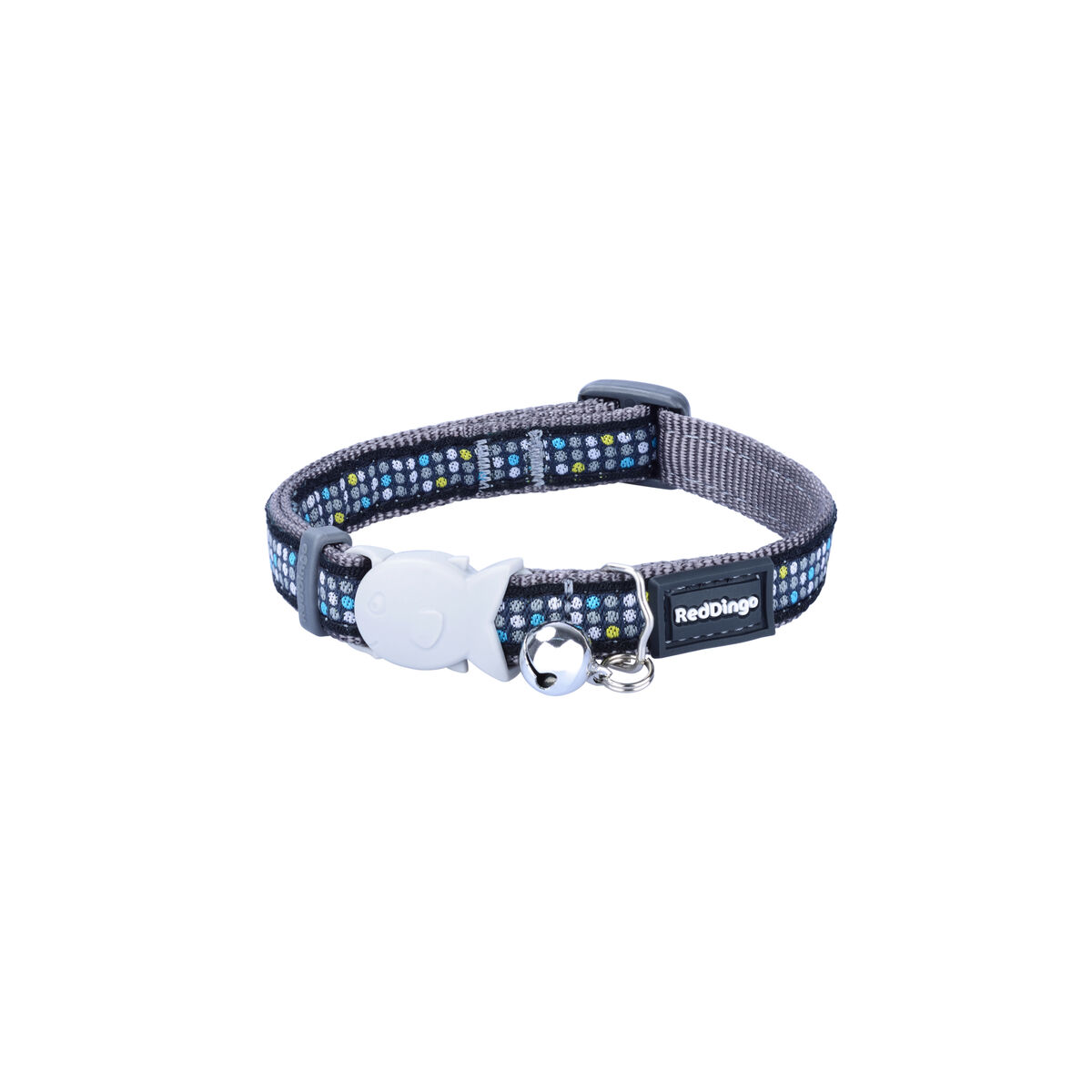 Collar de perro Red Dingo ESTILO MODERNO EN COOL GRIS 31-47 cm-2