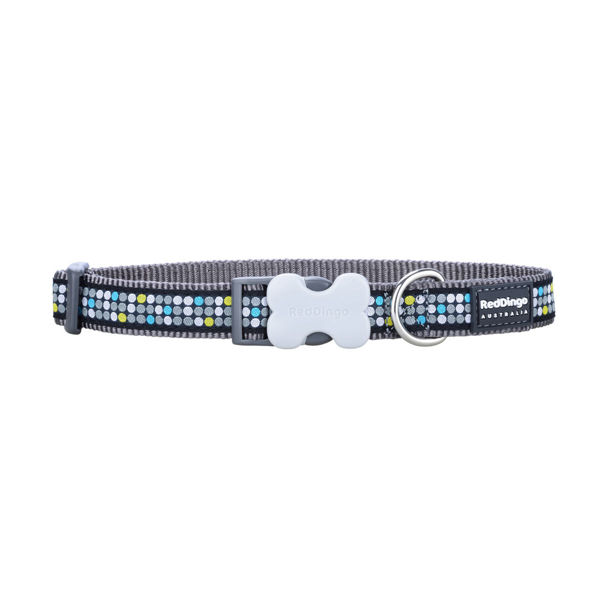 Collar de perro Red Dingo ESTILO MODERNO EN COOL GRIS 31-47 cm-3