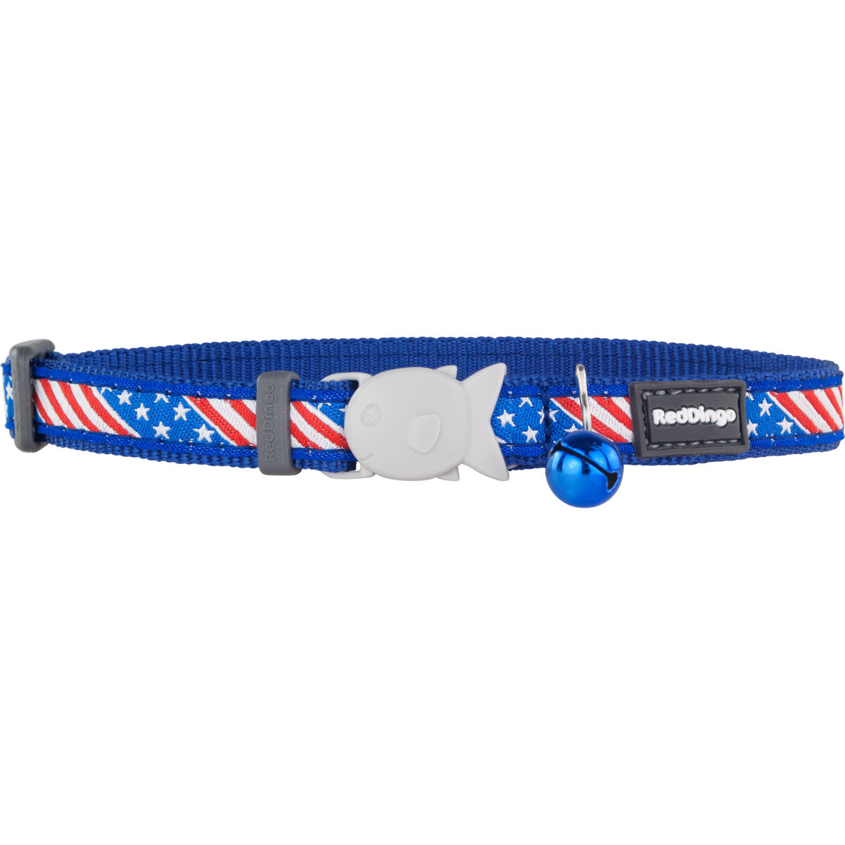 Собачий ошейник Red Dingo STYLE US FLAG 41-63 cm-2