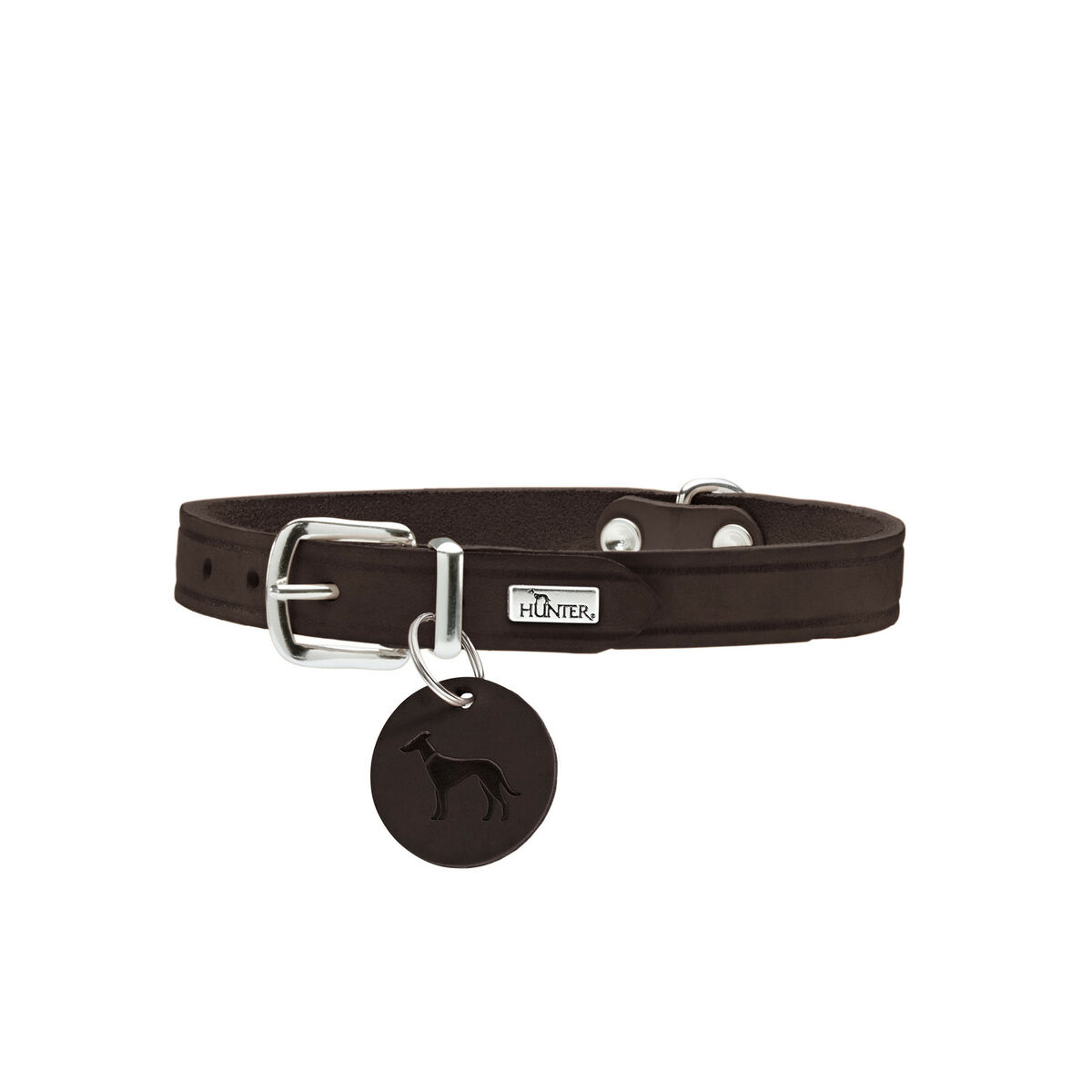 Hundehalsband Hunter Aalborg Schokolade S 32-38 cm-2