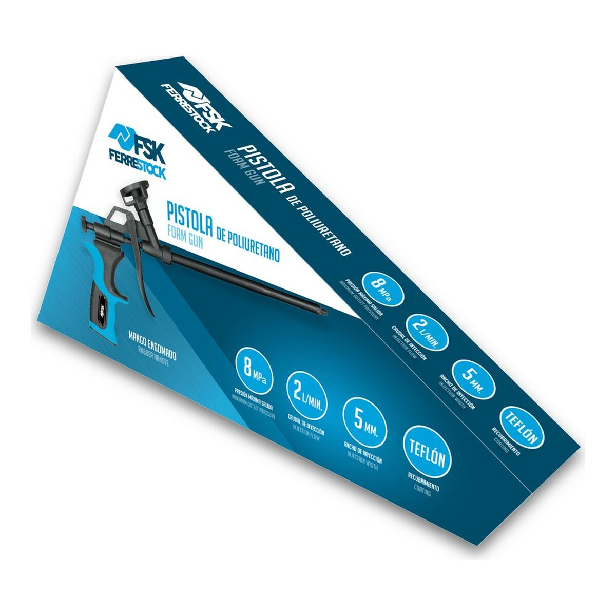 Ferrestock silicone pistol-2