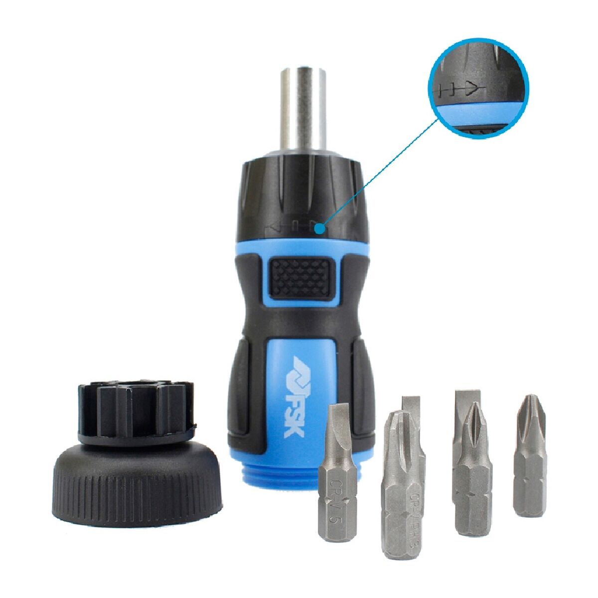 Набор отверток Ferrestock Отвертка с трещоткой (6 pcs)-3