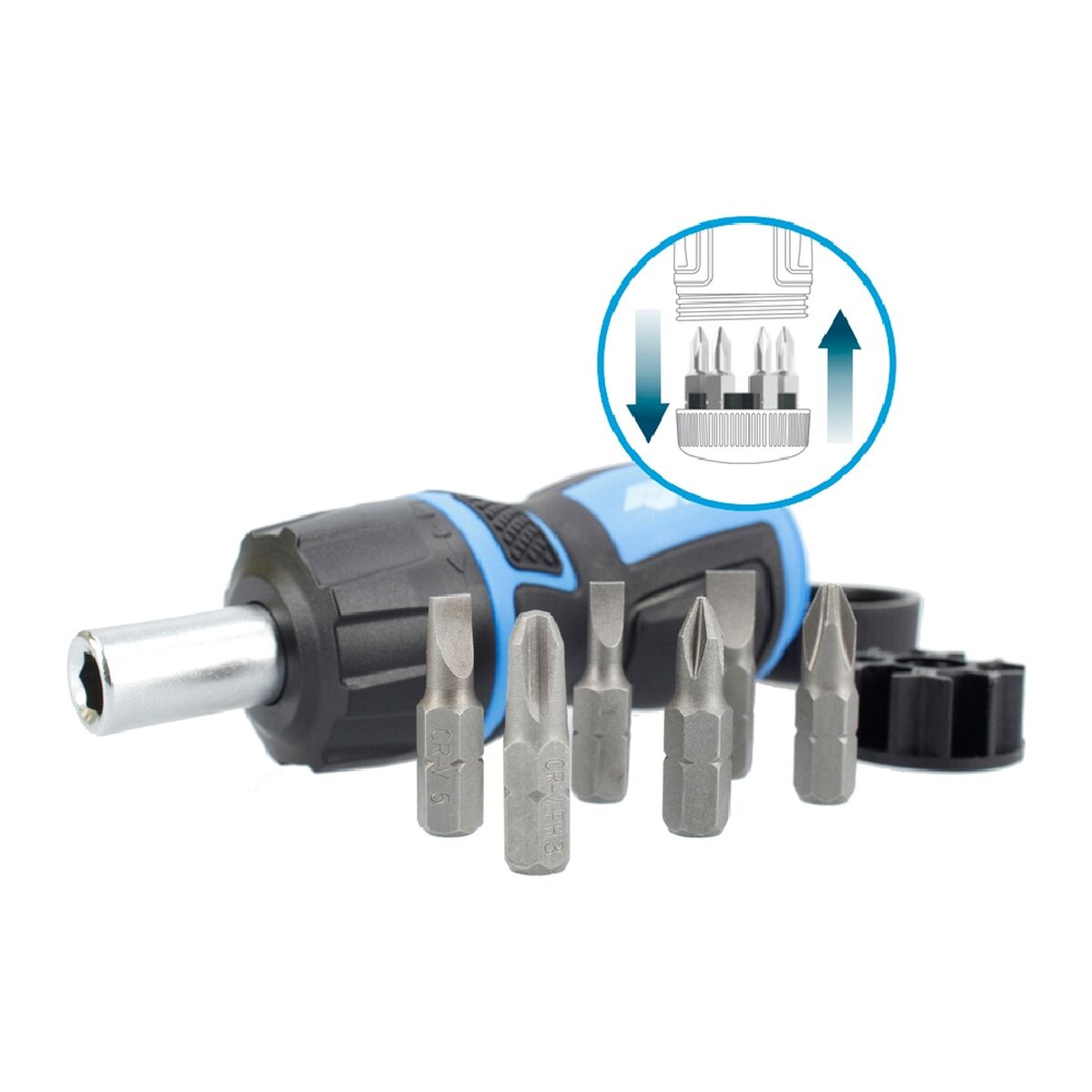 Набор отверток Ferrestock Отвертка с трещоткой (6 pcs)-4