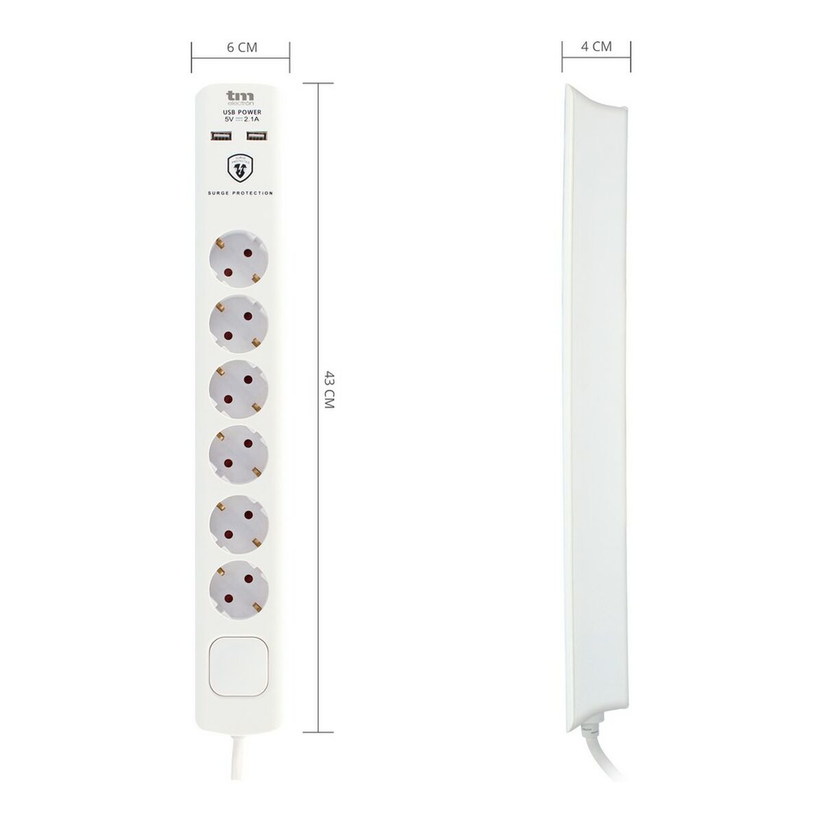 6 TM Electron 230 Vスイッチ付きTomasネットワークフィルタ-2