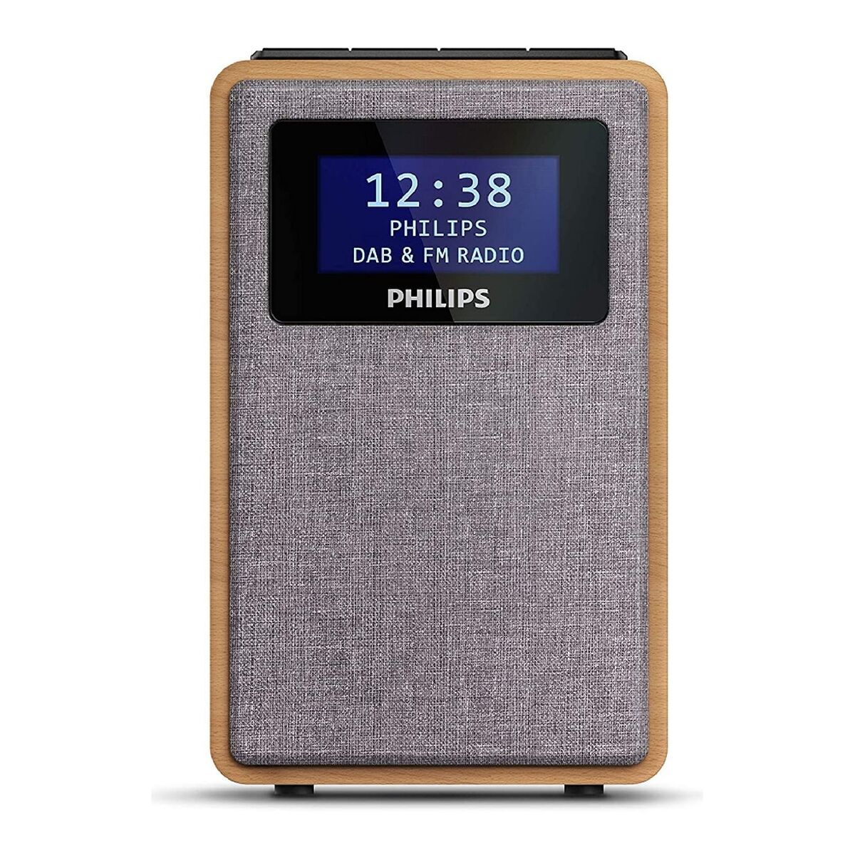 Радио с будильником Philips Серый-2