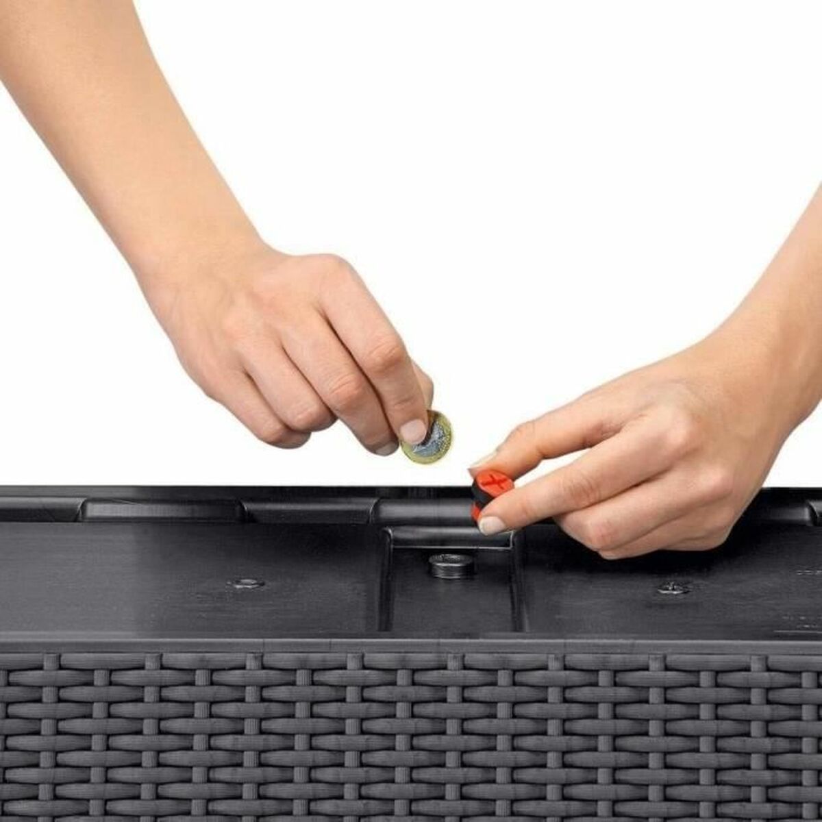 Устройство для посева с автополивом Lechuza TRIO Cottage Чёрный полипропилен 100 x 32,5 x 34,5 cm-4