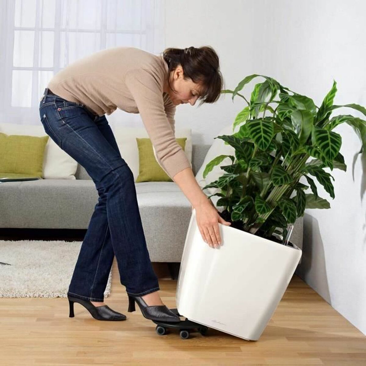 Otomatik suwaryş küýzesi Lechuza Gyzyl 50 x 50 x 46,5 sm Plastmassa-3