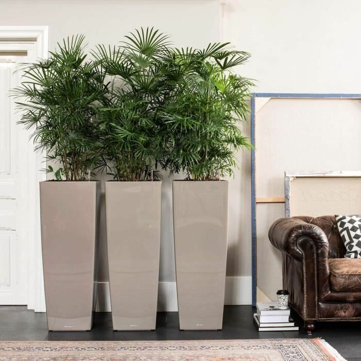 Gül küýzesiniň aşagyndaky stend Lechuza 40 x 40 x 105 sm Plastmassa Dik burçly-5