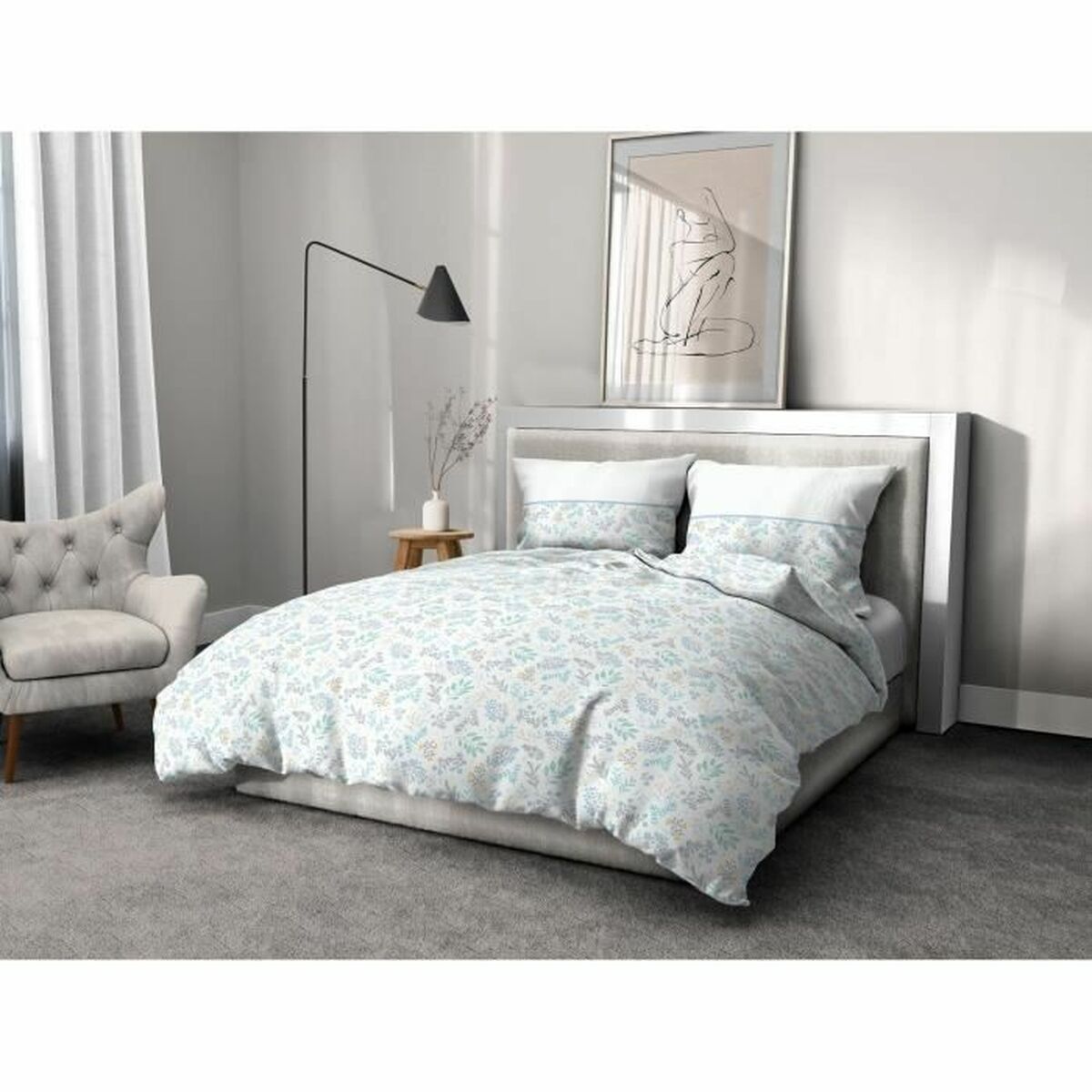 Комплект чехлов для одеяла HOME LINGE PASSION 220 x 240 cm Синий 3 Предметы-4