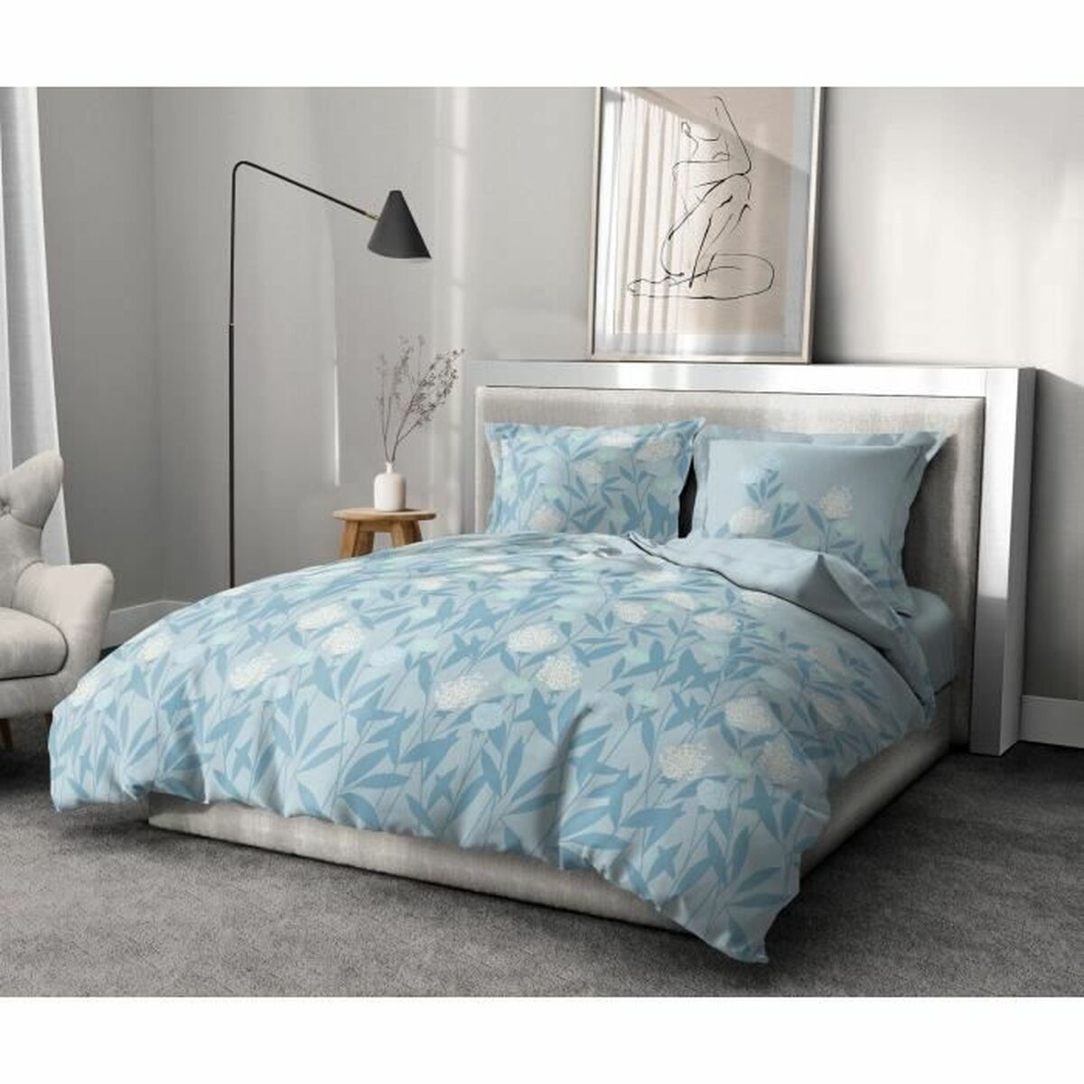 Комплект чехлов для одеяла HOME LINGE PASSION 240 x 260 cm Синий 3 Предметы-2