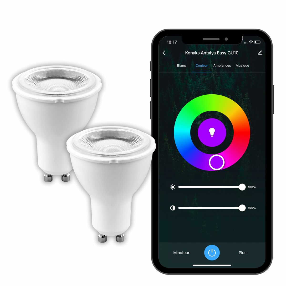 Смарт-Лампочка Konyks E (2700 K) (6500 K) (2 штук)-2