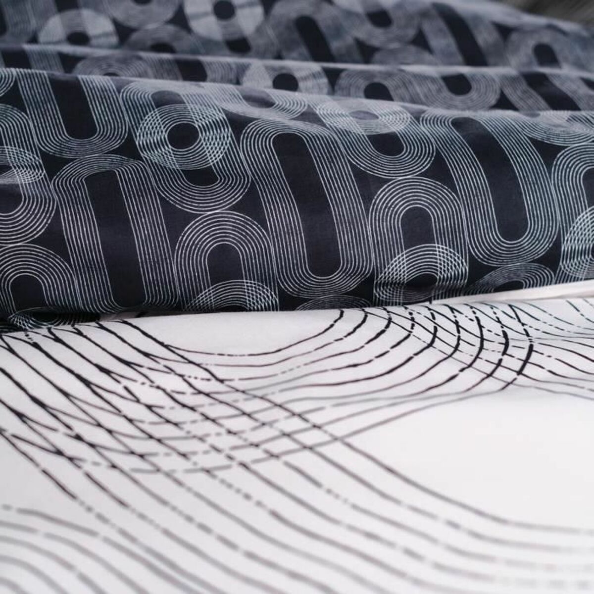 امروز پتو پوشش مجموعه سفید 240 x 220 سانتی متر 3 موارد-2