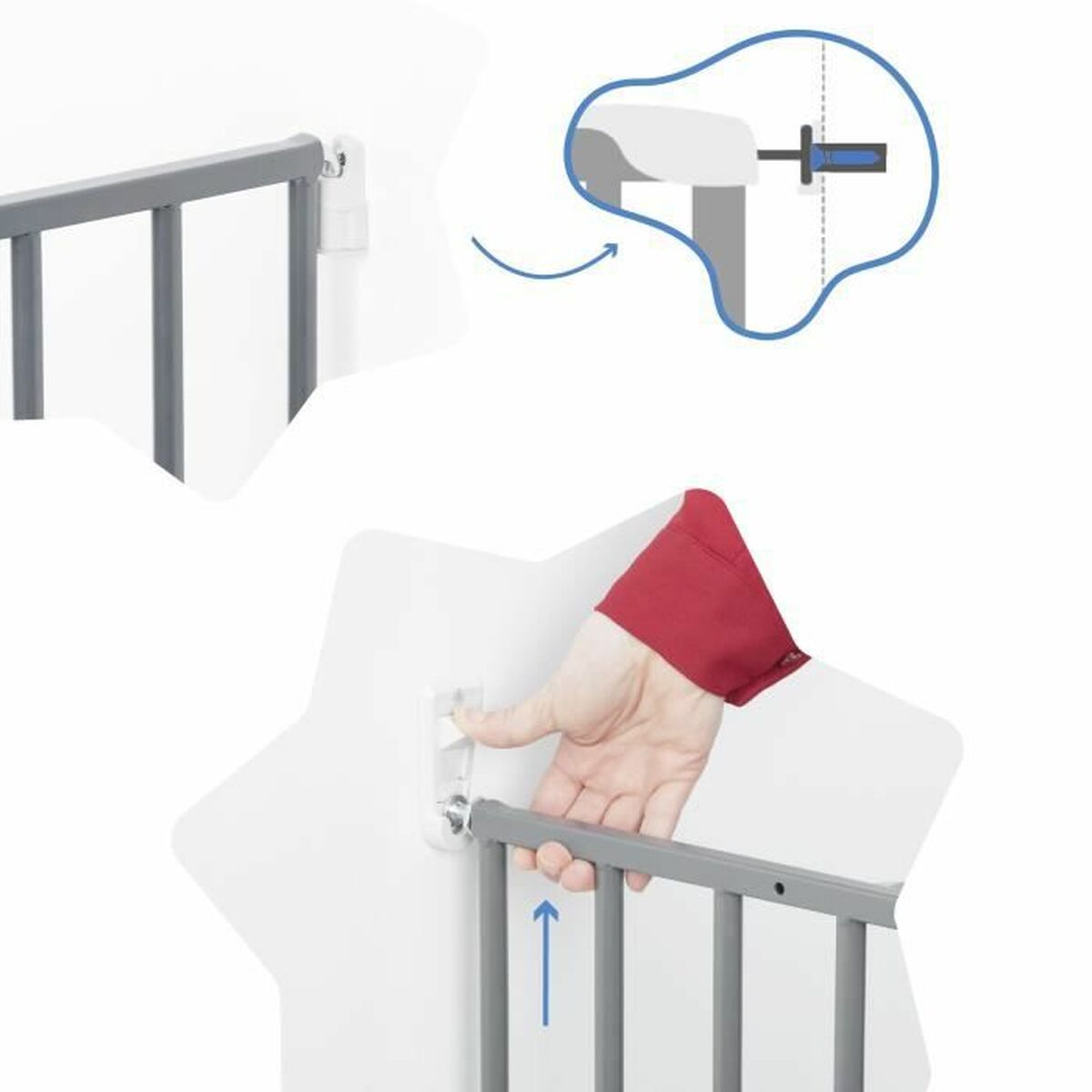 Защитный барьер Badabulle Safe & Protect XL 107 cm-3