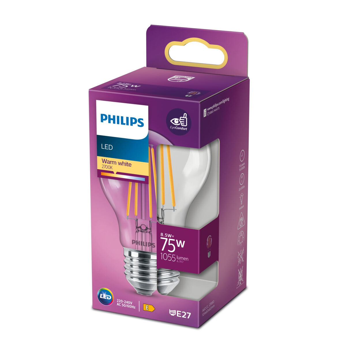 Светодиодная лампочка Philips 8718699762995 75 W E27-3