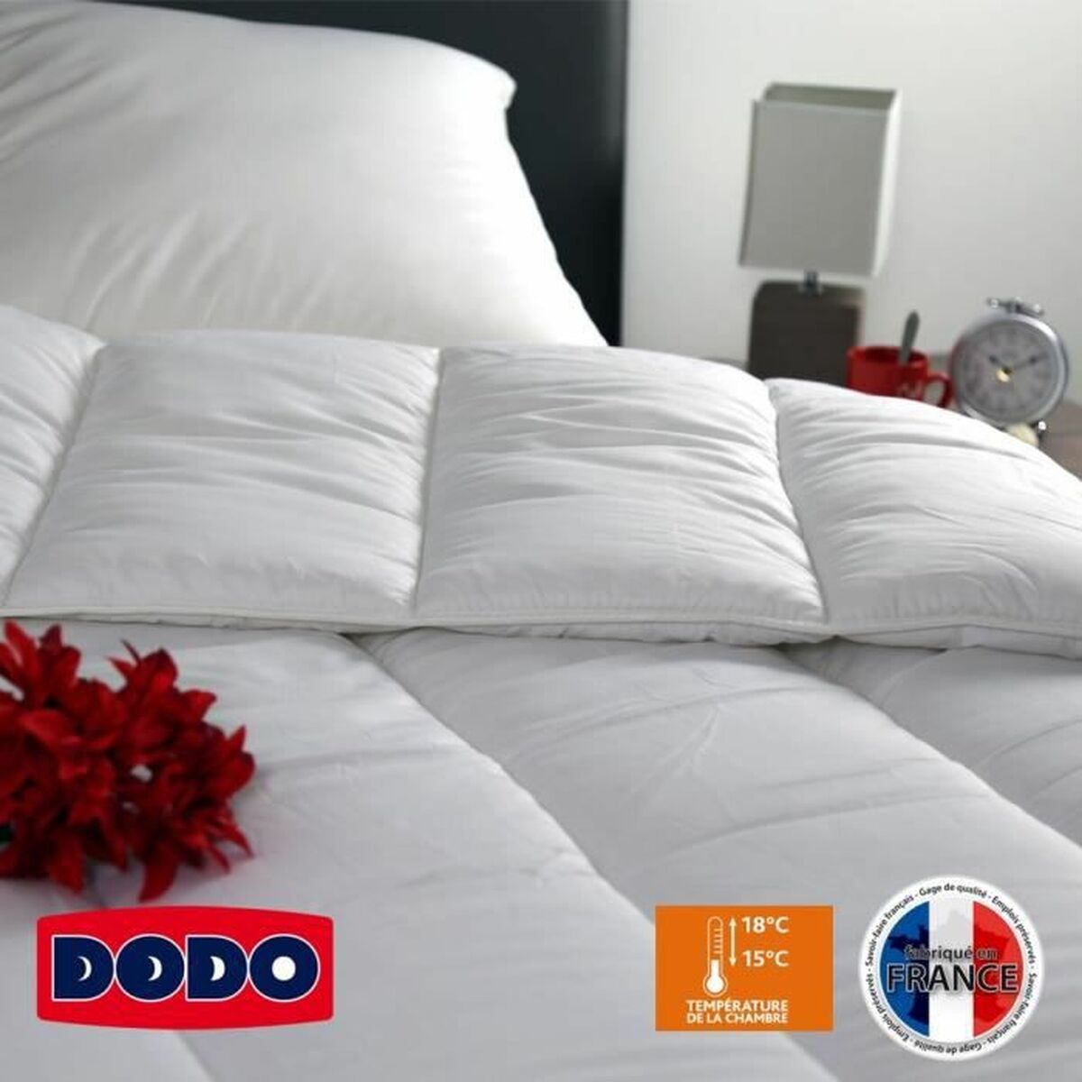 Скандинавское наполнение DODO Vancouver Белый 400 g /m² 140 x 200 cm-2