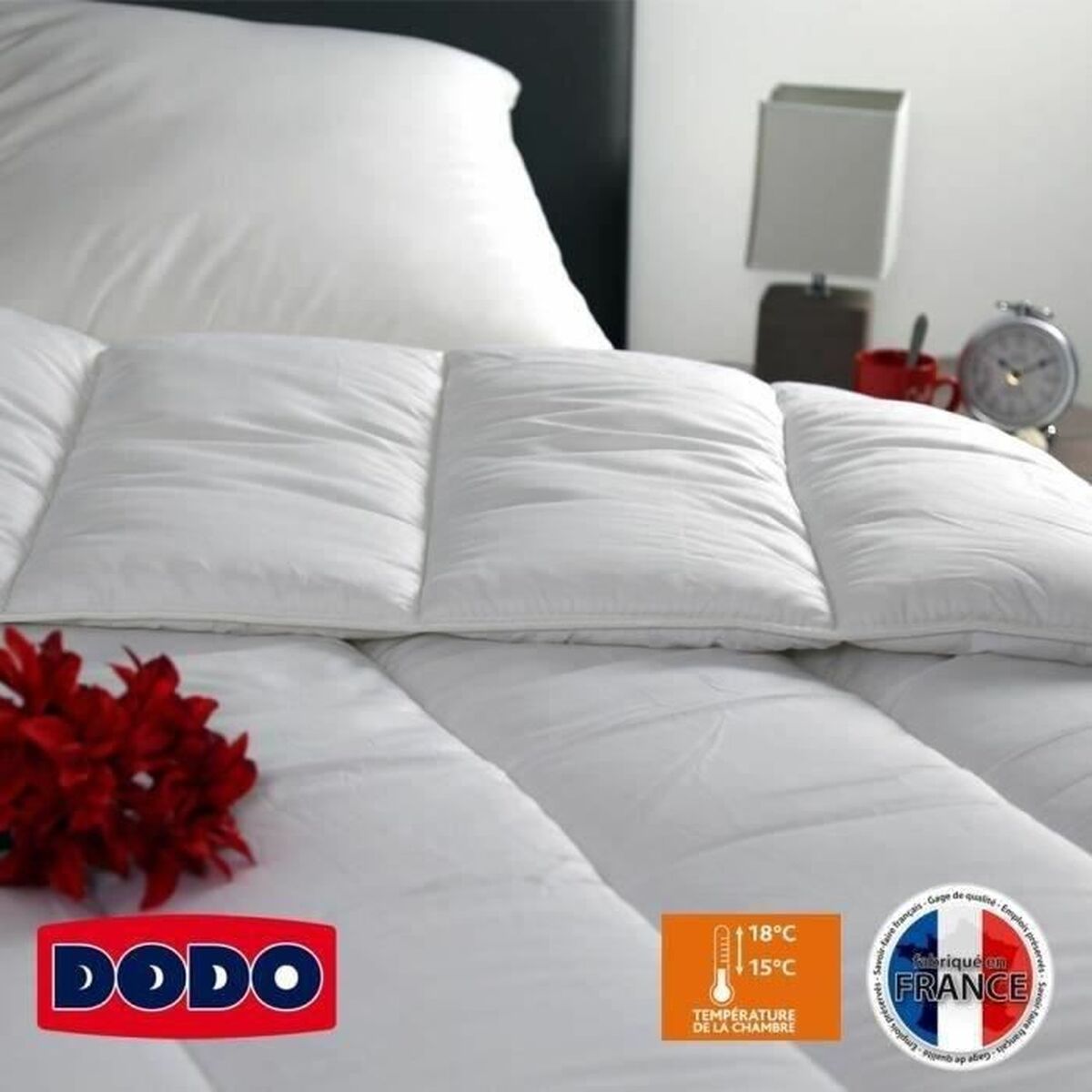 Скандинавское наполнение DODO Vancouver Белый 400 g /m² 220 x 240 cm-2