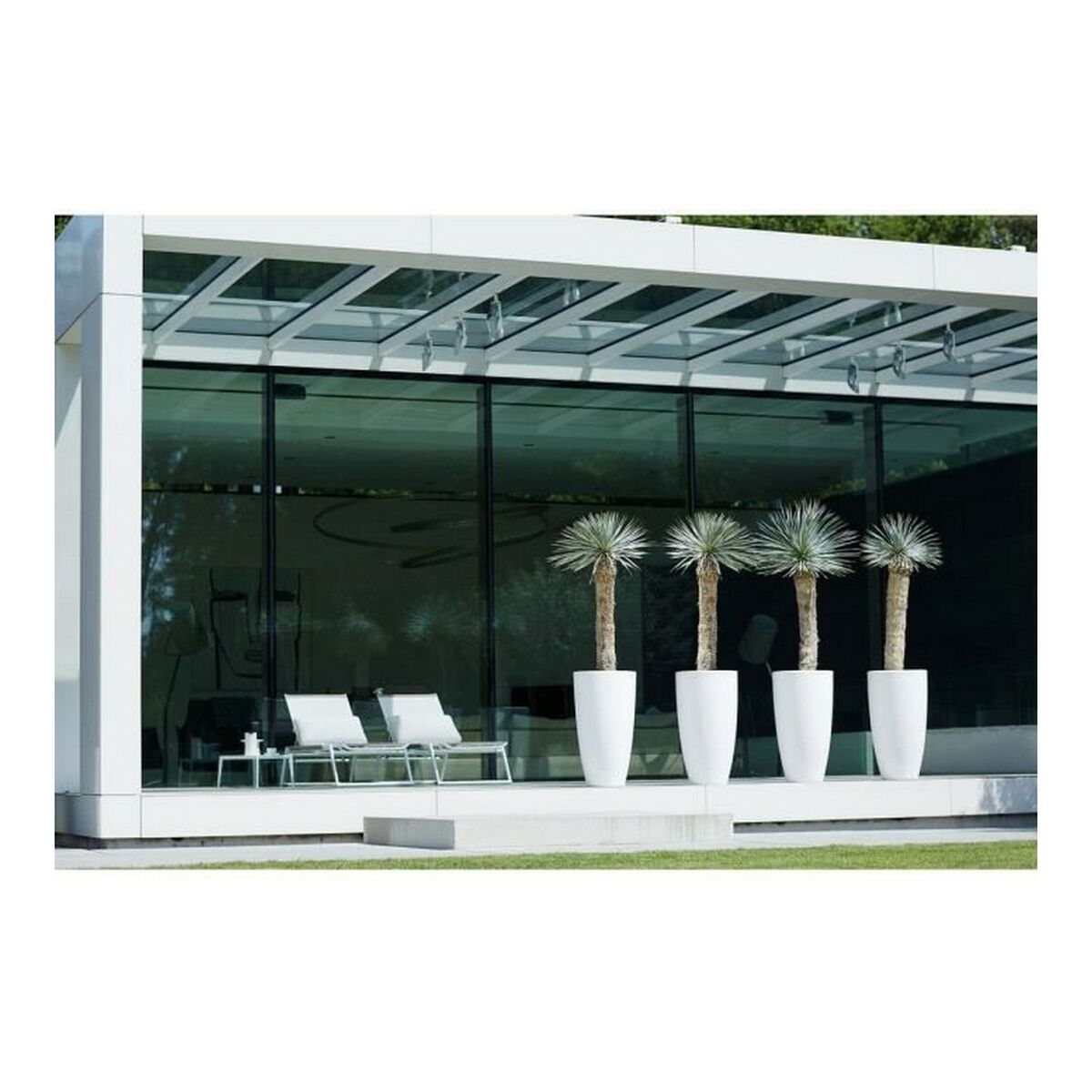 Bank Elho Ak Plastmassa Tegelek Ø 35 sm Ø 34,5 x 61,5 sm-3